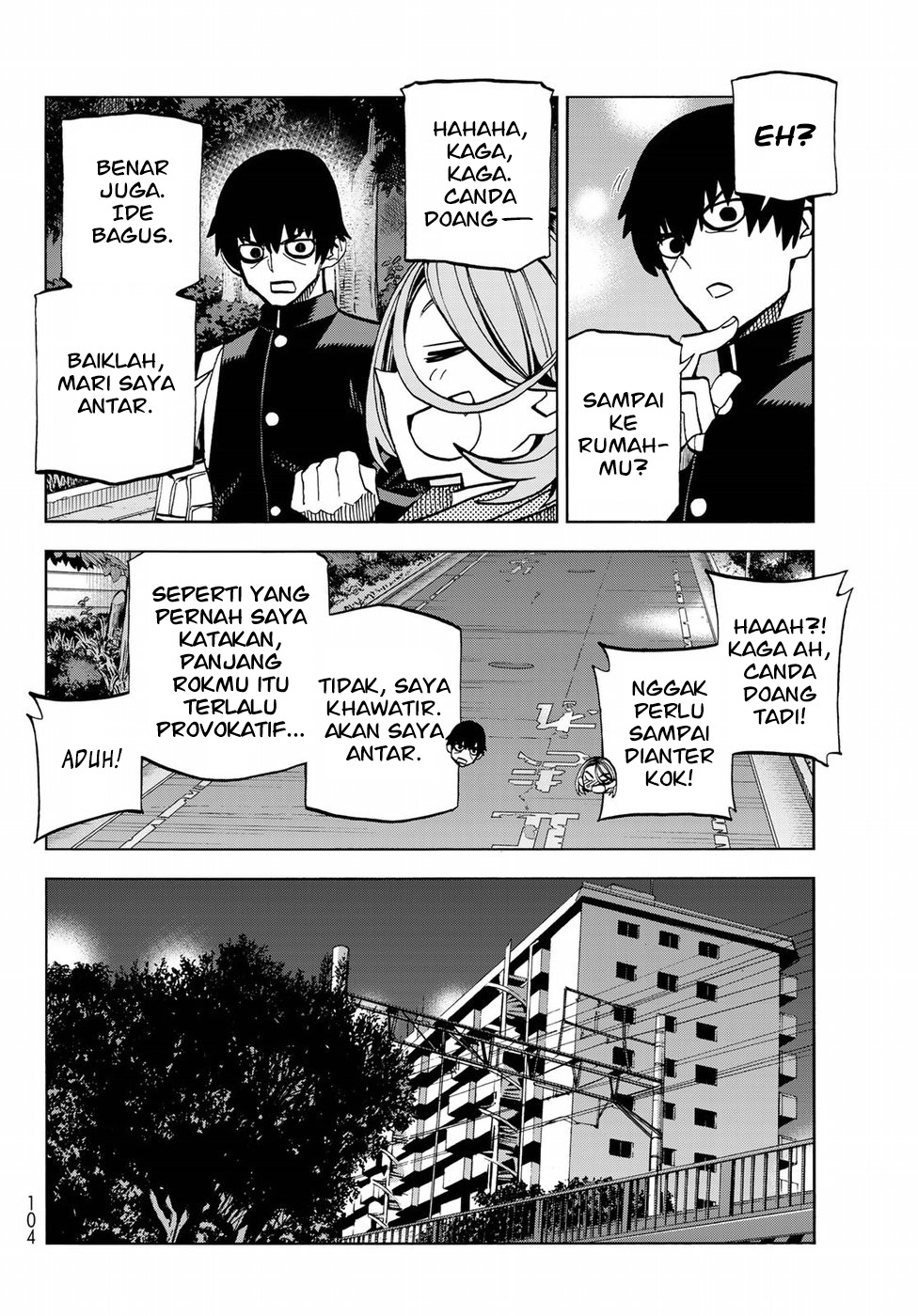 The Story Between a Dumb Prefect and a High School Girl with an Inappropriate Skirt Length Chapter 02 Gambar 9